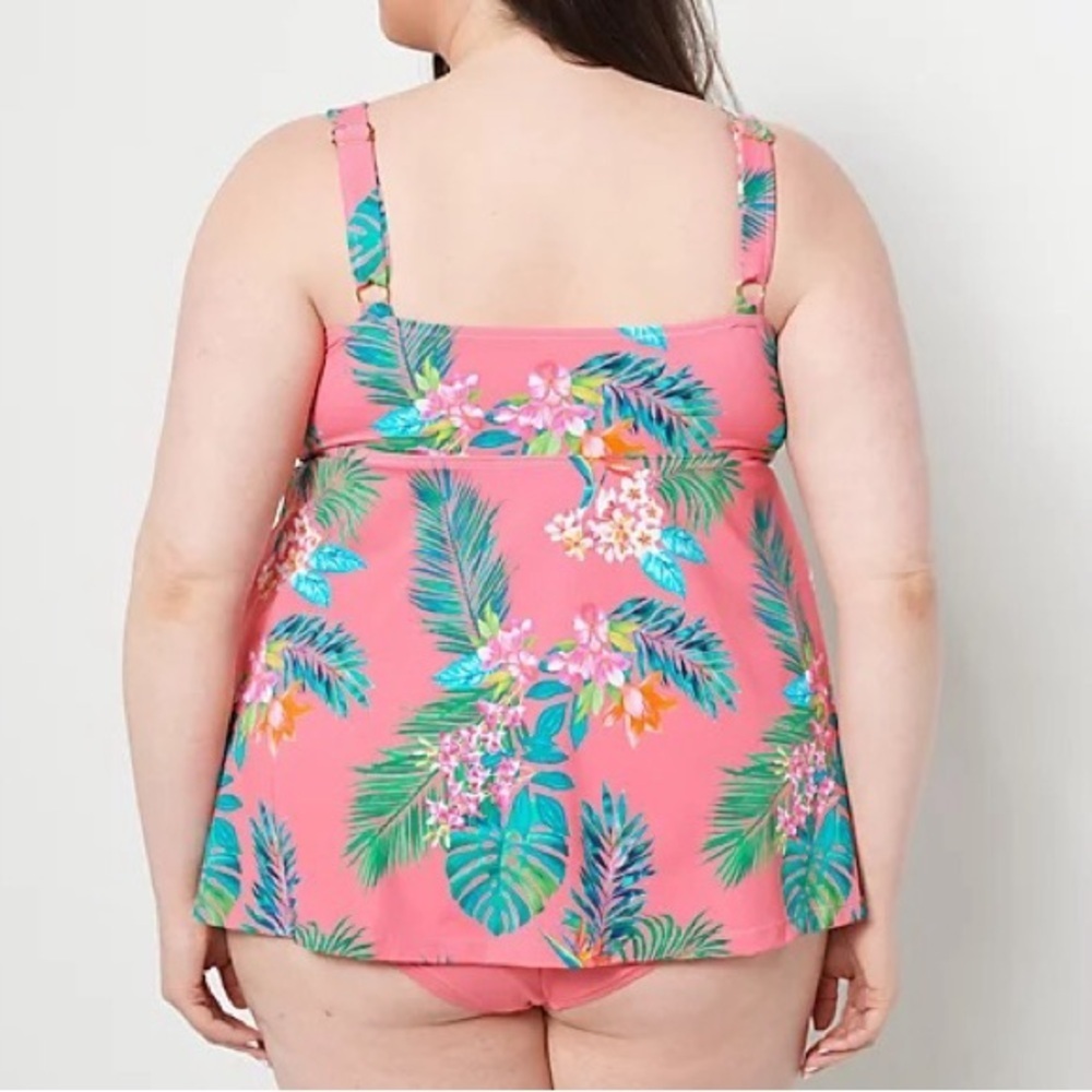 Kim Gravel x Swimsuits For All Flowy Tankini and Brief Set - Picture 2 of 8